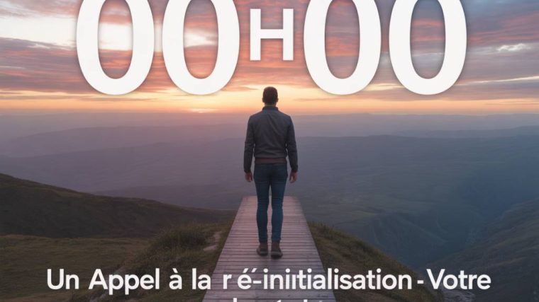 00h00 signification spirituelle : un appel à la réinitialisation de votre chemin de vie