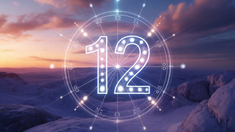Signification spirituelle du chiffre 12 : harmonie cosmique et élévation intérieure en numérologie