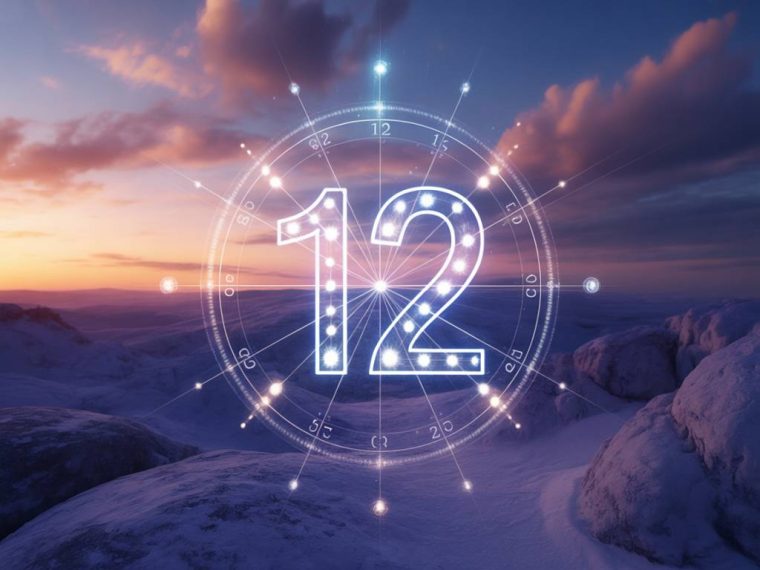 Signification spirituelle du chiffre 12 : harmonie cosmique et élévation intérieure en numérologie